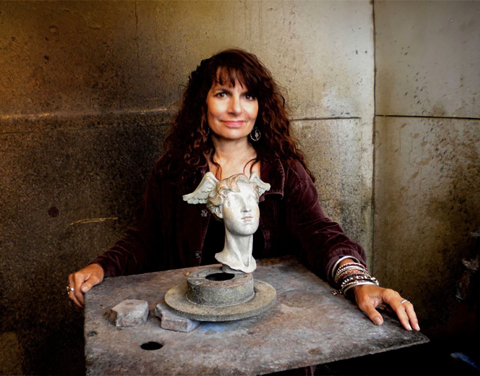 Claudia Cohen at Artworks Foundry, 2016