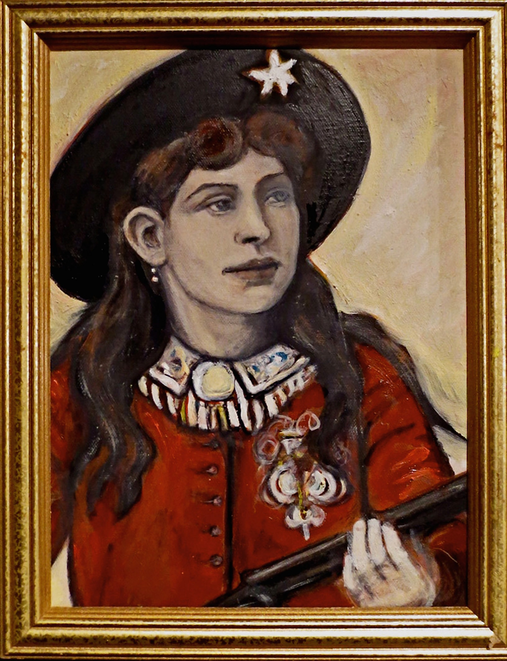 Annie by Claudia Cohen — oil, 9 × 12 in, 2018