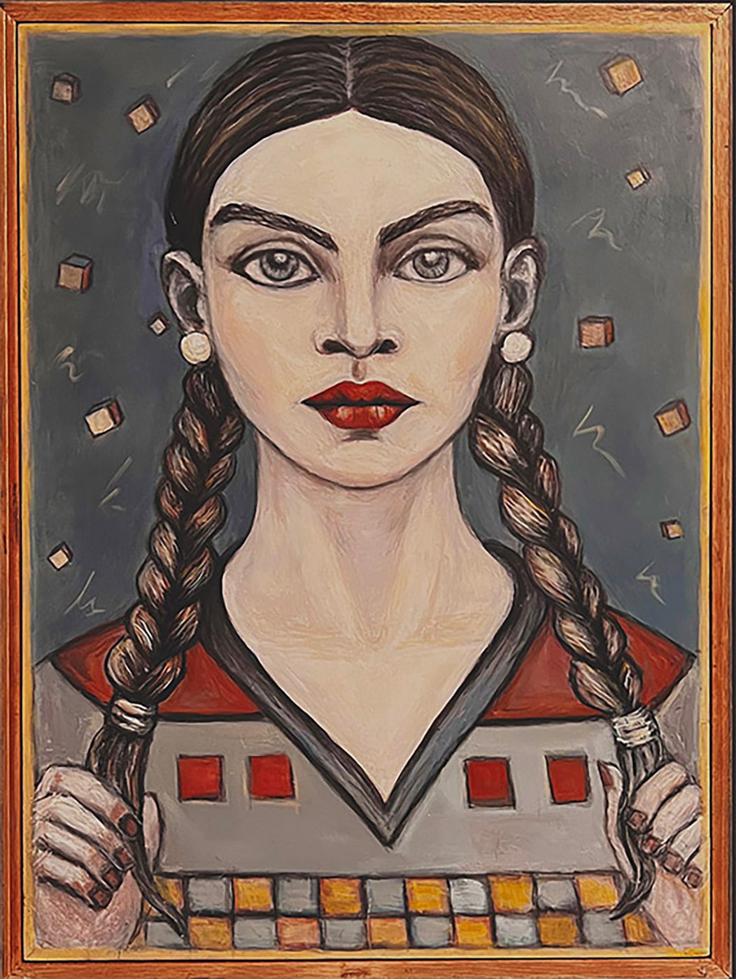 Square Deal by Claudia Cohen — oil painting, 16 × 24 in, 2026