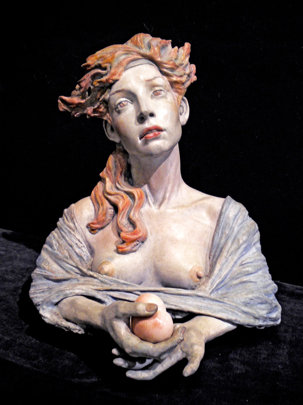 A Matter of the Heart bronze sculpture by Claudia Cohen