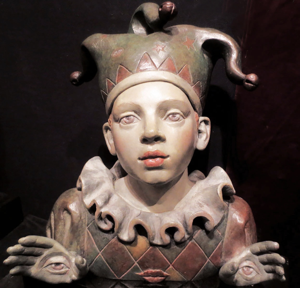 Making Magic bronze sculpture by Claudia Cohen