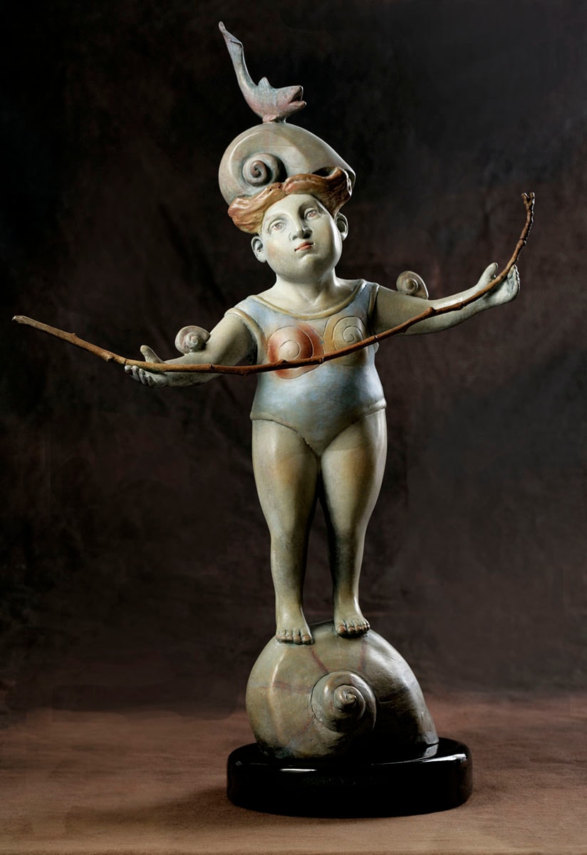 New Balance bronze sculpture by Claudia Cohen
