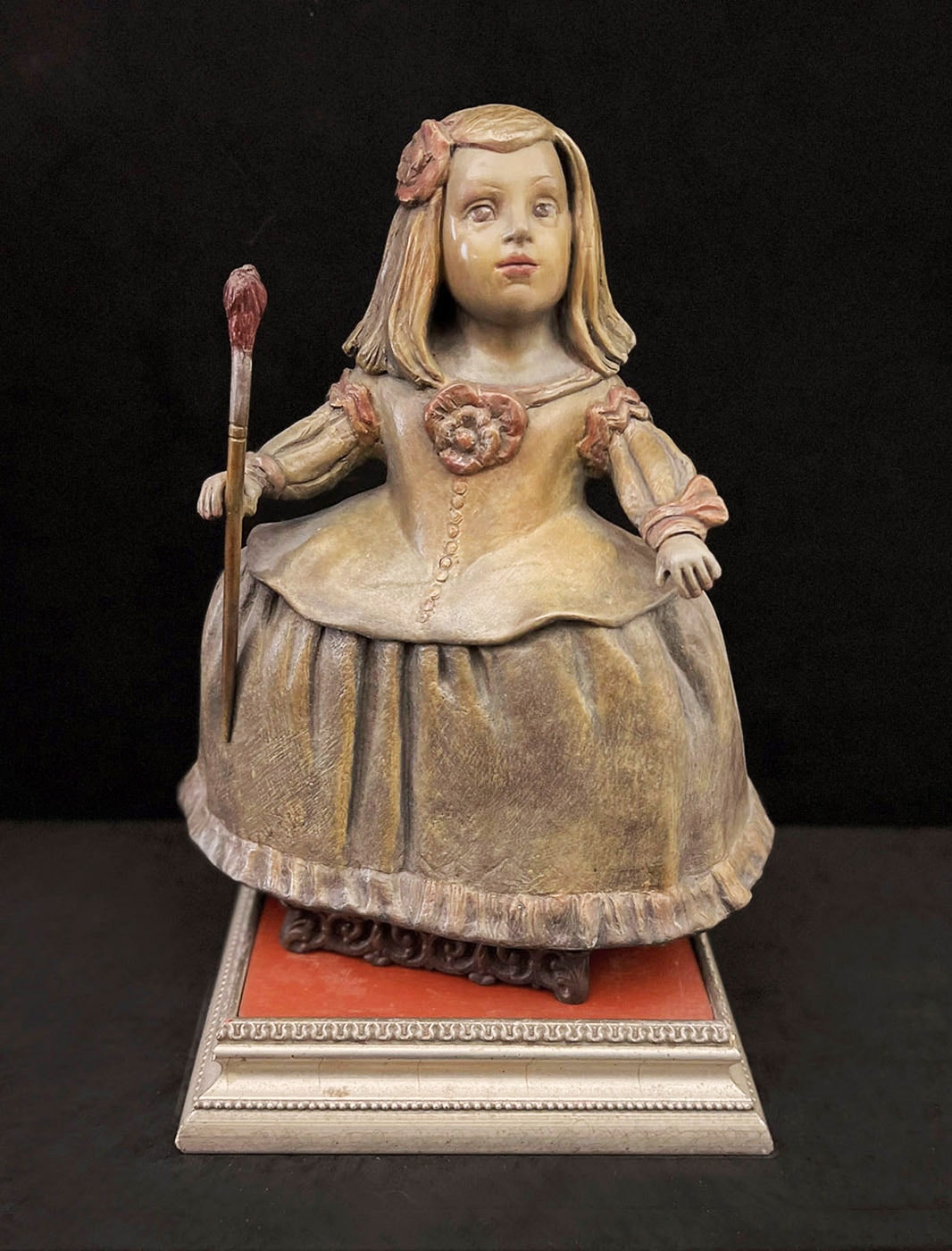 The Little Princess bronze sculpture by Claudia Cohen